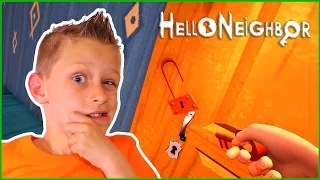 Red Key MINI GAME in Hello Neighbor