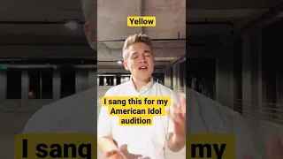 Sang this song for my American Idol audition but didn't get a chance. What do y'all think? #yellow