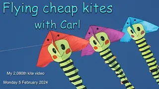 Flying cheap kites with Carl