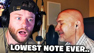 THE LOWEST NOTE EVER?! - TIM STORMS "Lonesome Road"  | REACTION