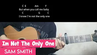 Im Not The Only One - Sam Smith | Easy Guitar Tutorial with Chords Lyrics | guitar play along