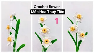 Móc hoa Thuỷ Tiên / Crochet Dafodils