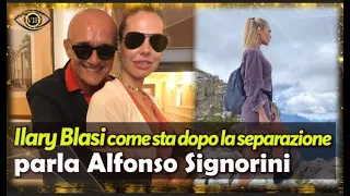 Ilary Blasi come sta dopo la separazione da Francesco Totti, parla Alfonso Signorini