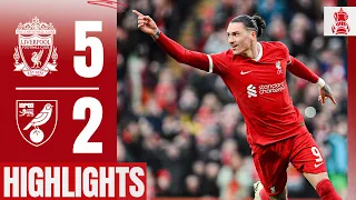 FIVE Goals As Reds Progress To FA Cup Fifth Round | Liverpool 5-2 Norwich | Highlights