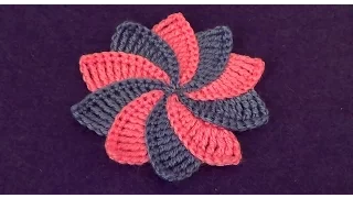 Цветок с разноцветными лепестками - Flower with multicolored petals