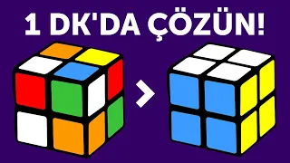 2x2 Rubik Küpü 1 Dakikada Nasıl Çözülür? | En Hızlı Yolu