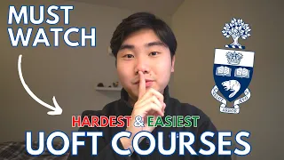 COURSES YOU SHOULD & SHOULDN'T TAKE AT UOFT | Hardest & Easiest Bird Course at University of Toronto