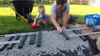 Backyard Railroad: Connecting 7.5" Gauge Switch to Bridge