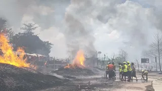 Fire Destroys Shelters in Rohingya Refugee Camp