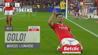 Golo Marcos Leonardo: Benfica (2)-1 Estoril (Liga 23/24 #25)