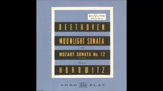 V. Horowitz - Piano Sonata No. 12, K. 332 in F (W.A. Mozart) [1947]