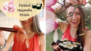 🌸Pickled Magnolia: Perfect for Sushi 🍱