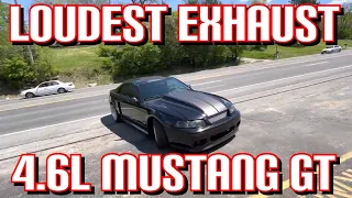 Top 3 LOUDEST EXHAUST Set Ups for FORD MUSTANG GT 4.6L V8!
