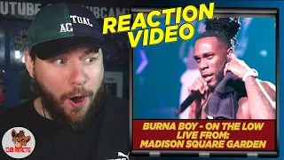ON THE LOWWWW! | Reacting to Burna Boy - On The Low (Live At Madison Square Garden) | CubReacts