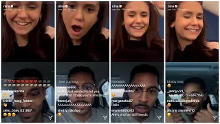 Nina Dobrev IG Live with Tone Bell (April 4th, 2019)