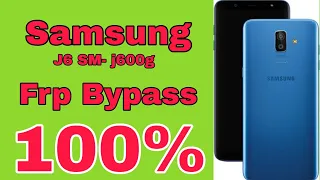 Samsung Galaxy J6 (J600G) Frp Bypass Android 10  // How To Frp Bypass J6 // J600g