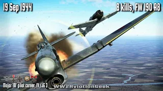 FW 190 A8: 8 kills on Combat Air Patrol over Arnhem | Ace in a day | IL-2 WW2 Air Combat Flight Sim