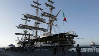 Italy's oldest ship stops in Rio during round-the-world voyage | AFP