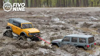 Traxxas TRX4 Bronco Winch rescue Axial SCX10 III | Fivo Nine Adventures