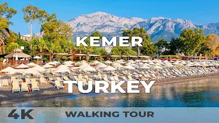 4K Kemer Turkey - Walking Tour 2022 | Mediterranean Coast 2022