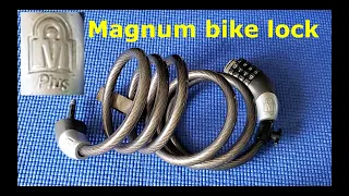 (202) How to recover your lost Magnum Plus combination bike lock - a tough one!