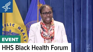 HHS Black Health Forum: Improving health equity