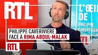 Philippe Caverivière face à Rima Abdul Malak, ministre de la culture