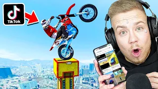 VIRALE GTA 5 STUNTS auf TIK TOK NACHMACHEN (XXL FOLGE)