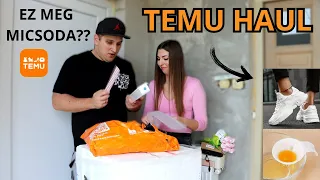 TEMU HAUL #2 A FELESÉGEMMEL | Milyen az edző cipő?