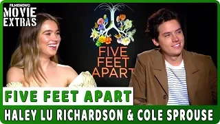 FIVE FEET APART | Haley Lu Richardson & Cole Sprouse talk about the movie - Official Interview
