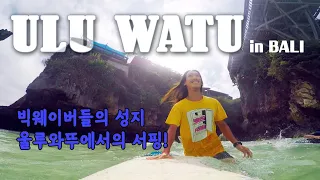 진짜 빅웨이브 대회가 열리는 포인트! 발리의 유명 성지 울루와뚜에서의 서핑  20191115