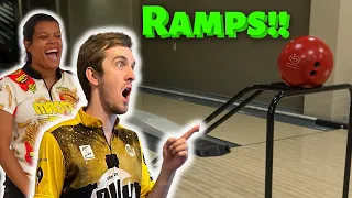We Have To Use The RAMPS!! PBA Pro Vs Amateur!!
