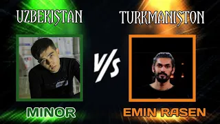 MINOR VS EMIN RASEN | 🇺🇿 vs 🇹🇲 #m1nor #vs #emin_rasen #uzbekistan #turkmenistan #rap #battle