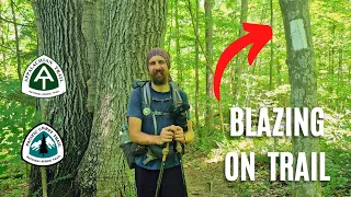 10 Types of Blazing on Trail [Appalachian Trail / Pacific Crest Trail and others]