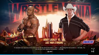 "🔥 WWE 2K24 FULL MATCH —  Bobby Lashley vs Triple H — Last Man Standing Match!"