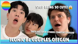 Gay Guy Reacts To ICONIC BL COUPLES! OFFGUN (FR COMFORT PEOPLE)