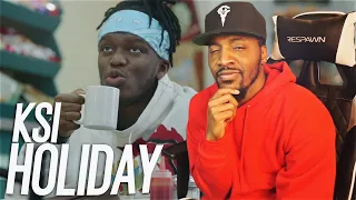 KSI MADE A SONG SINGING AND ITS TRASH!  KSI - HOLIDAY (REACTION!!!)