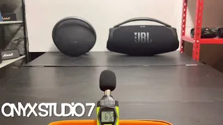 Harman Kardon Studio 7 vs JBL Boombox 3 - sound test 50-75-100%