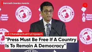 CJI Chandrachud On Fake News, Trial By Media & His Favourite Newsperson | RNG Awards
