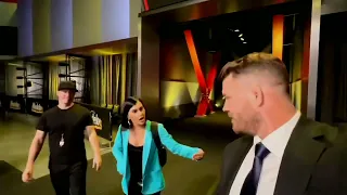 Megan Olivi And A UFC Worker Makes Fun Of Michael Bisping Eyes