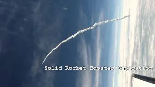 Final Space Shuttle Launch from an Airplane- Awesome HD