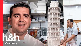 Buddy cria um bolo de casamento que reproduz a Torre de Pisa inclinada  | Cake Boss | H&H Brasil