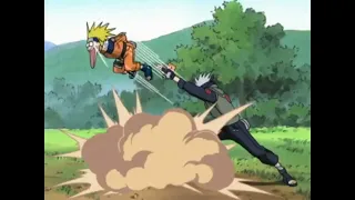 Kakashi uses leaf village secret finger jutsu (1000 years of death)