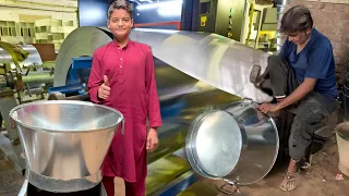 How Galvanized Steel Water Tub is Made || DIY Galvanized Metal Steel Water Tub