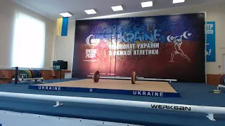 Чемпіонат України з важкої атлетики серед студентів 2018. В/к +105 кг