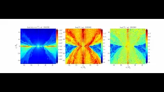 3D Radiation Transport 2T GRMHD Simulation of a Strongly Magnetized Accretion Disk: Large Scale