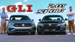 2019 VW Jetta GLI vs Honda Accord 2.0T Sport // Performance Sedans On A Budget