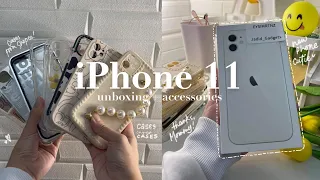 iPhone 11 unboxing📦 + shopee cases haul☁️ (aesthetic & asmr) | angela charmaine