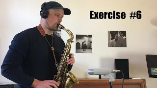 Basic Jazz Conception for Saxophone by Lennie Niehaus (Vol. 1) - Exercise #6