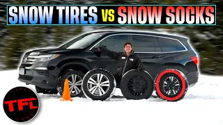 Snow Tires vs. Chains vs. Snow Socks: One of THESE Provides The Best Snow Traction!